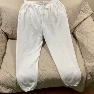 Santee New White Sweatpants